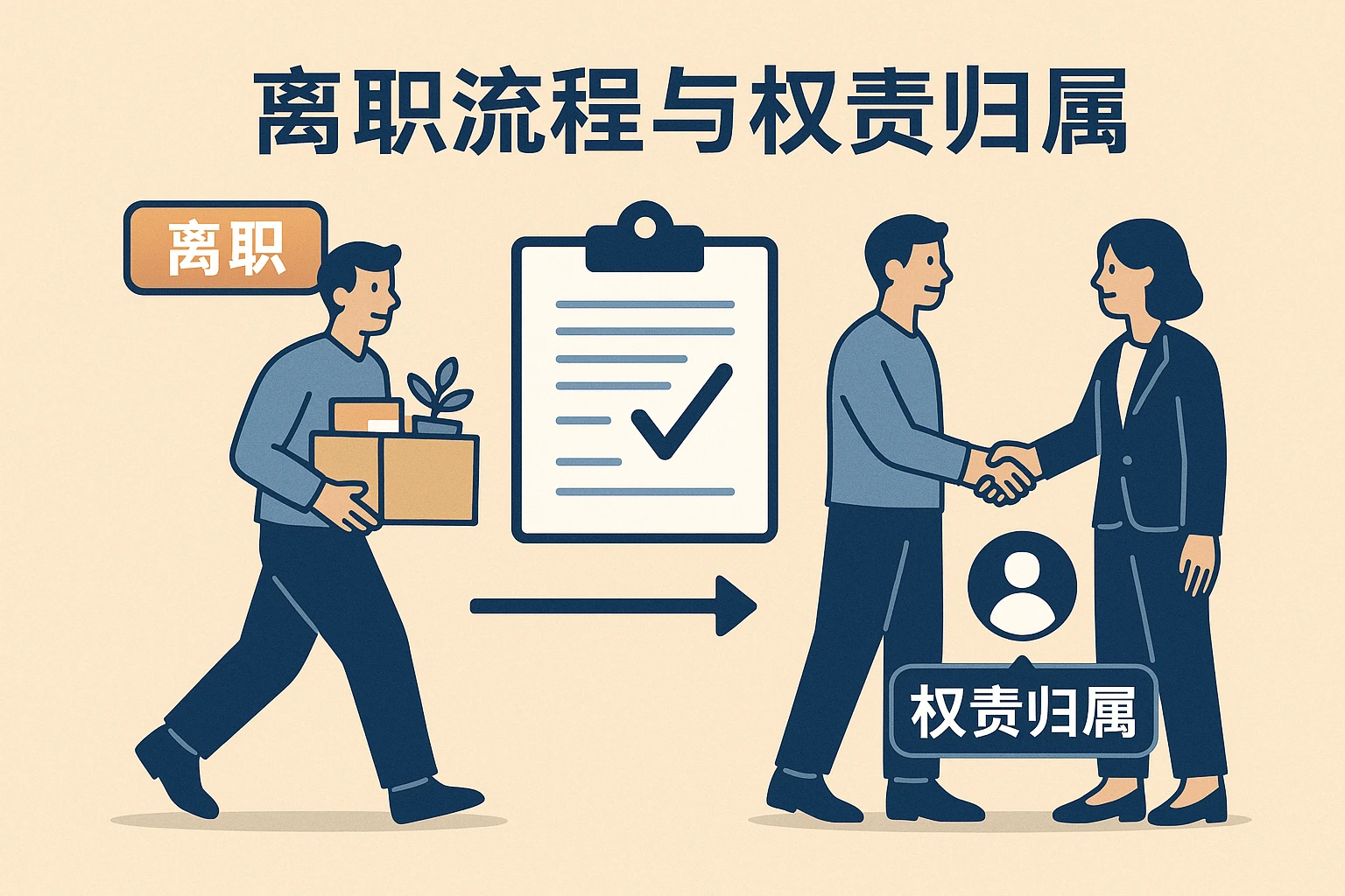 离职流程与权责归属