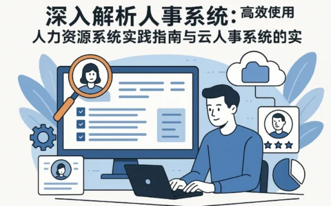 深入解析人事系统：高效使用人力资源系统与云人事系统的实践指南
