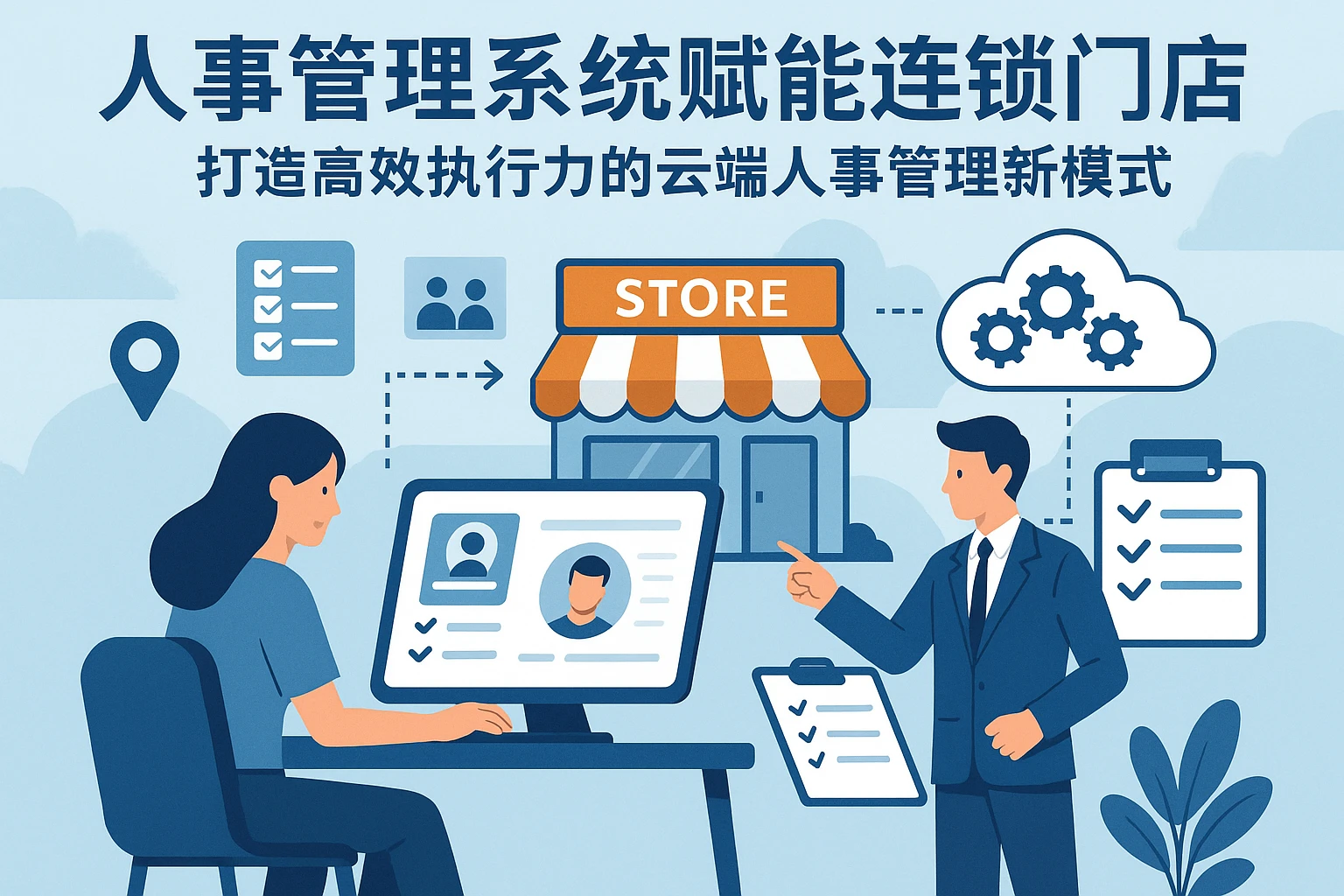 人事管理系统赋能连锁门店，打造高效执行力的云端人事管理新模式