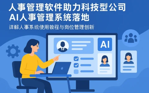人事管理软件助力科技型公司AI人事管理系统落地——详解人事系统使用教程与岗位管理创新