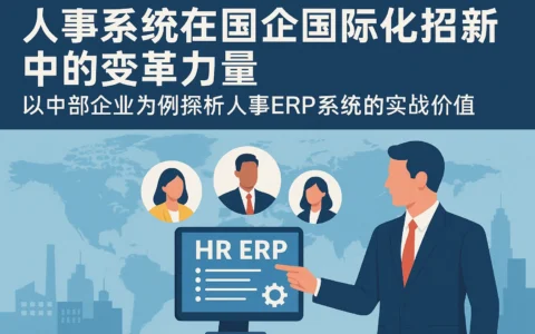 人事系统在国企国际化招聘中的变革力量——以中部企业为例探析人事ERP系统的实战价值