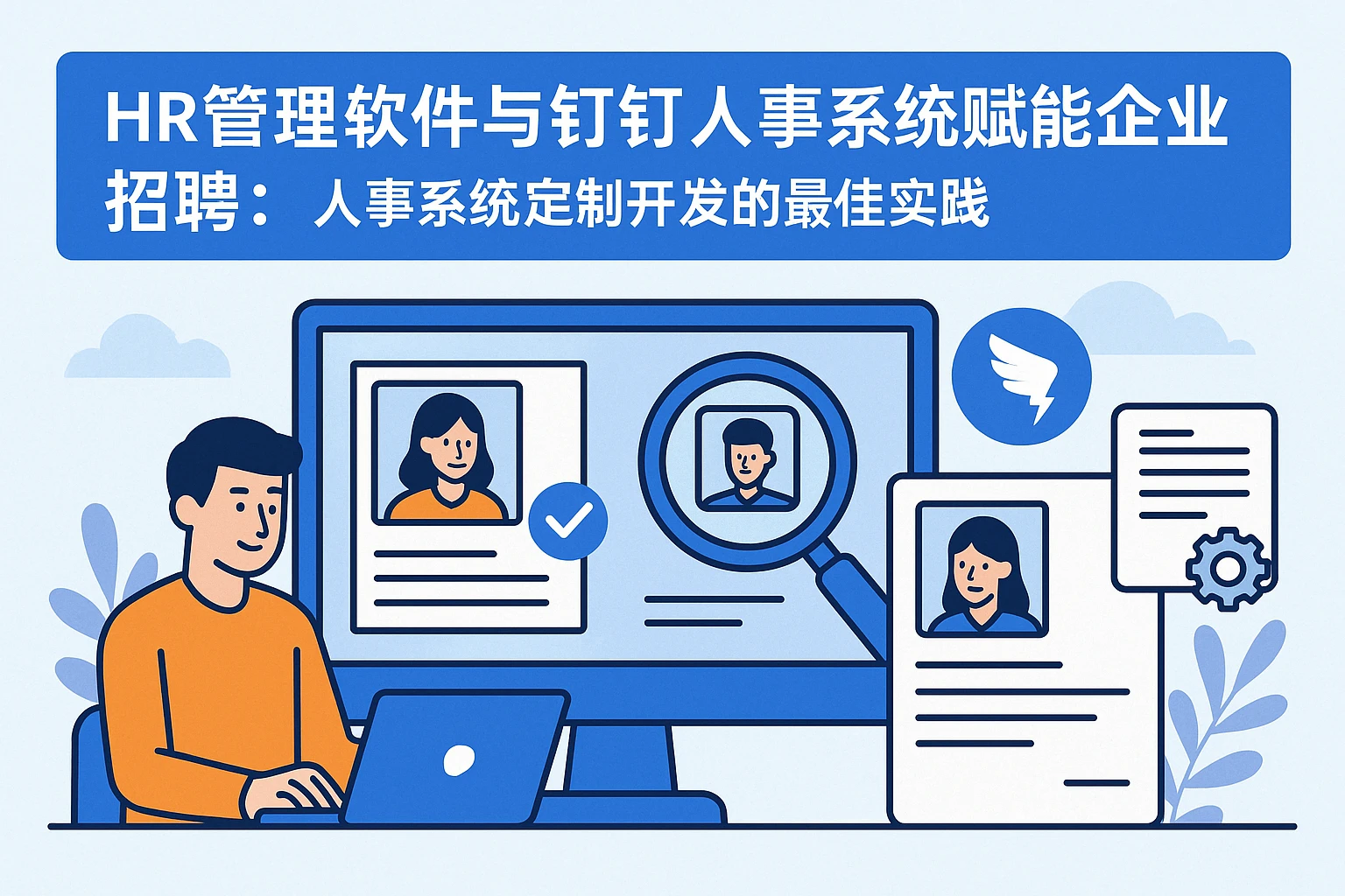 HR管理软件与钉钉人事系统赋能企业招聘：人事系统定制开发的最佳实践