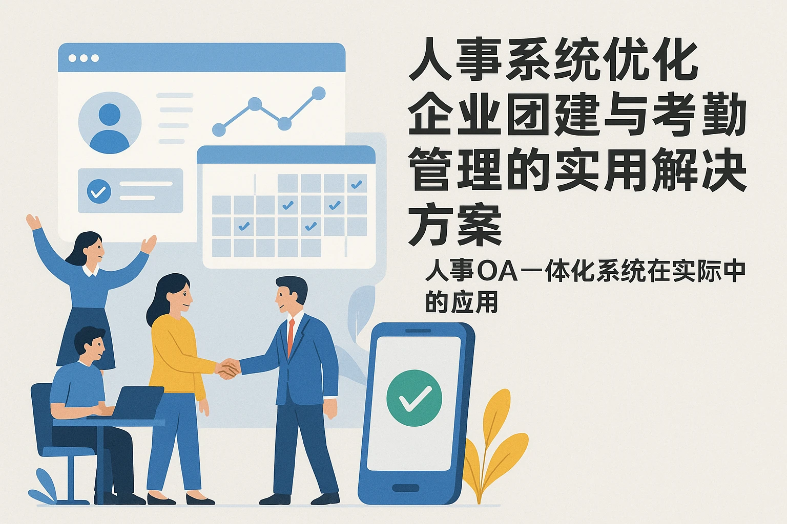 人事系统优化企业团建与考勤管理的实用解决方案 —— 人事OA一体化系统在实际中的应用