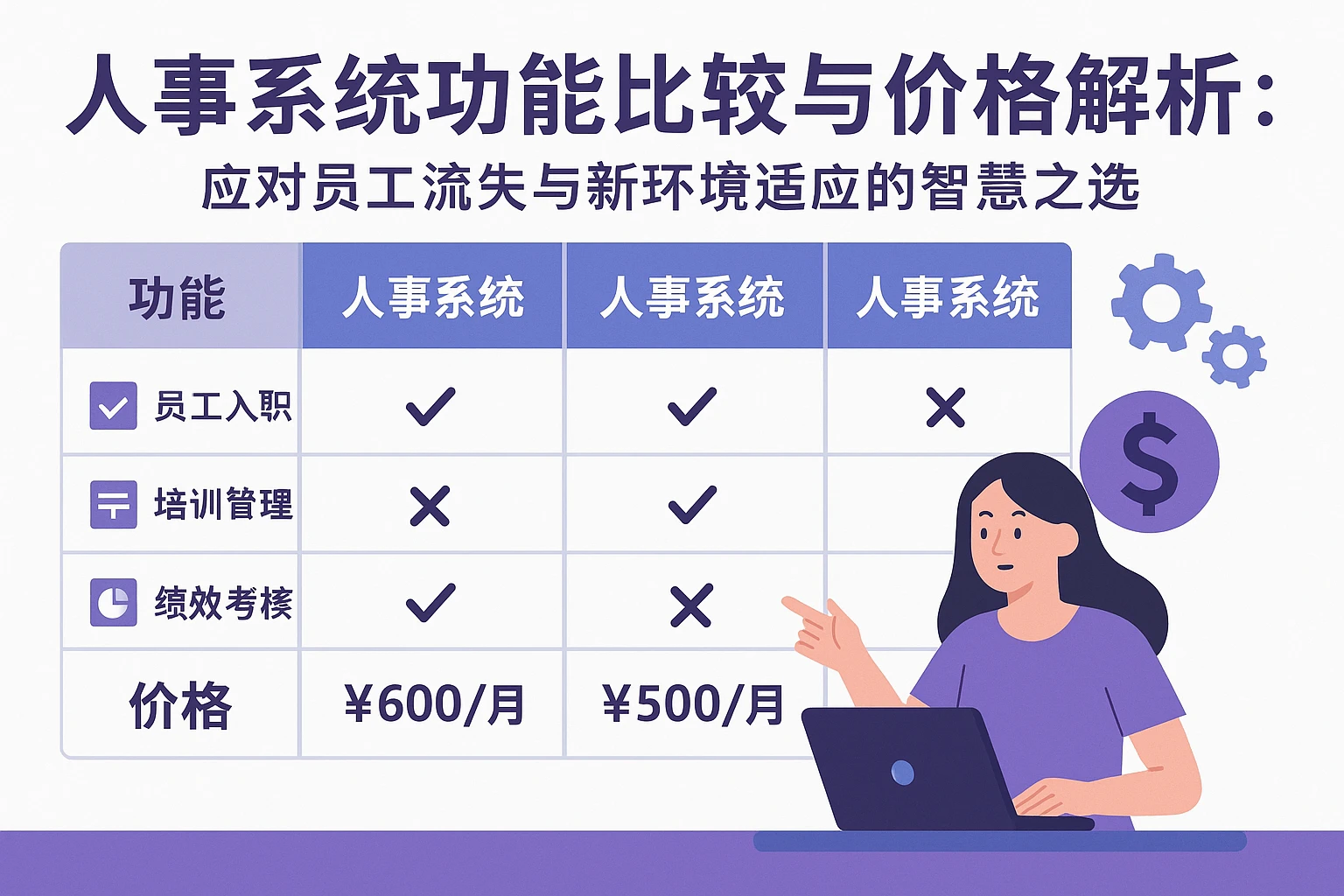 人事系统功能比较与价格解析：应对员工流失与新环境适应的智慧之选