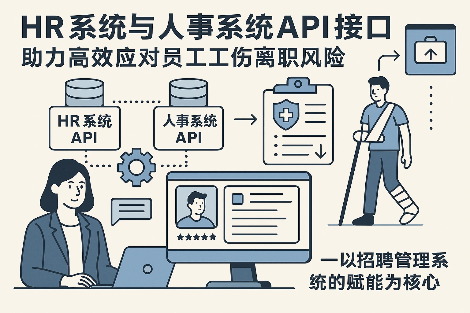 HR系统与人事系统API接口助力高效应对员工工伤离职风险——以招聘管理系统的赋能为核心