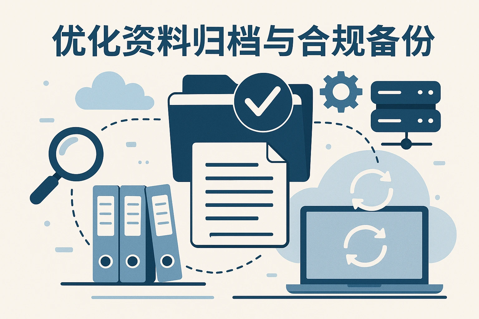 优化资料归档与合规备份