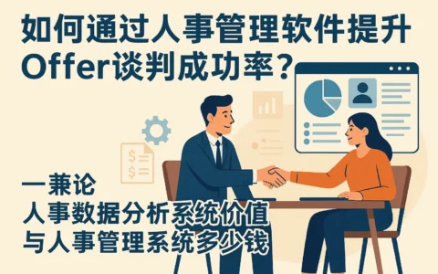 如何通过人事管理软件提升Offer谈判成功率？——兼论人事数据分析系统价值与人事管理系统多少钱