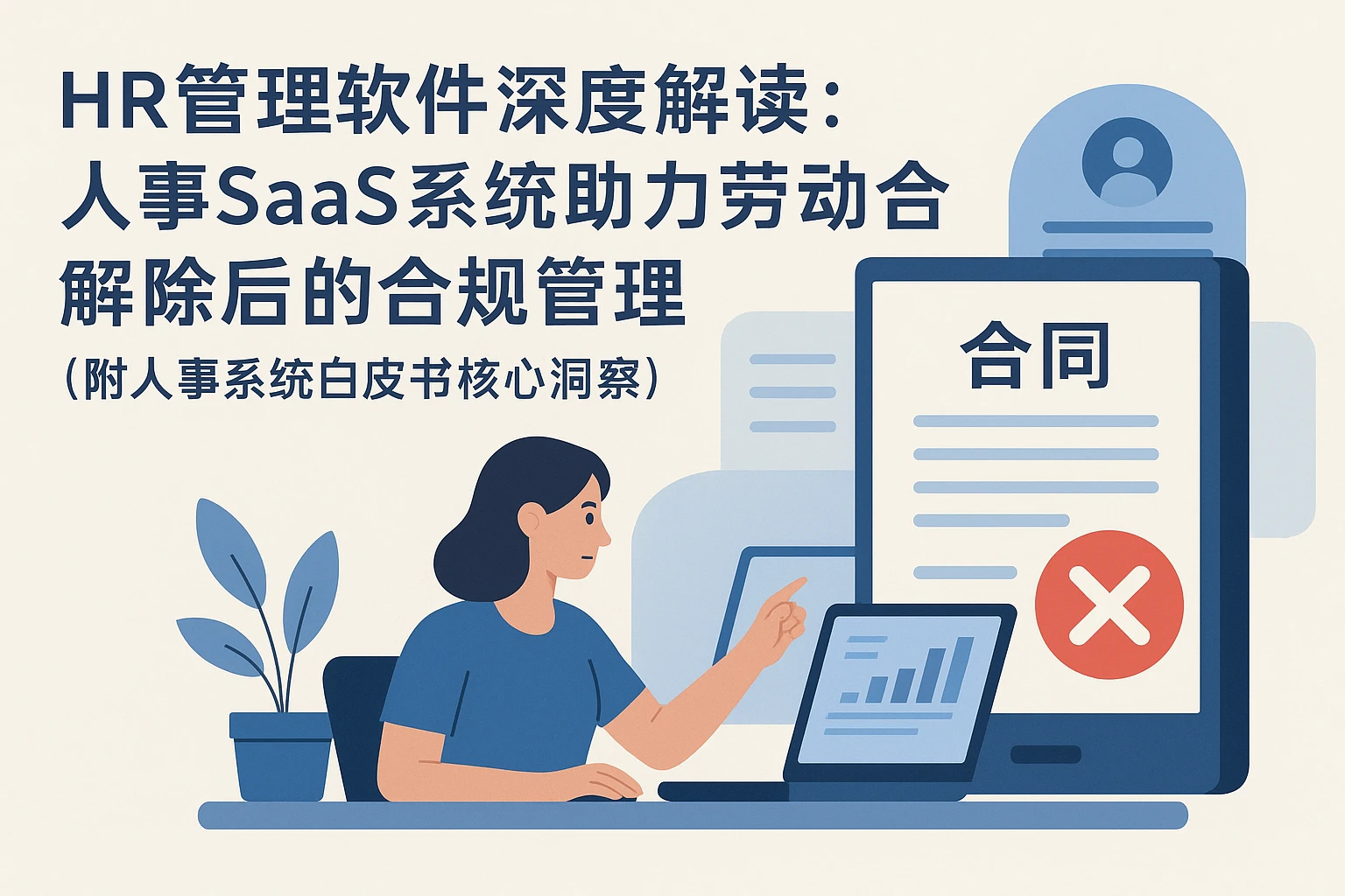 HR管理软件深度解读：人事SaaS系统助力劳动合同解除后的合规管理（附人事系统白皮书核心洞察）
