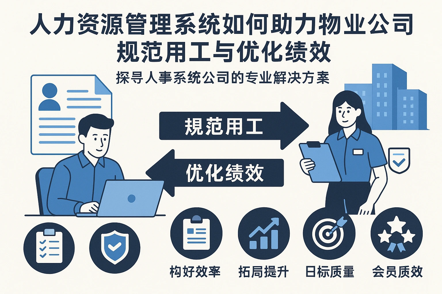 人力资源管理系统如何助力物业公司规范用工与优化绩效——探寻人事系统公司的专业解决方案