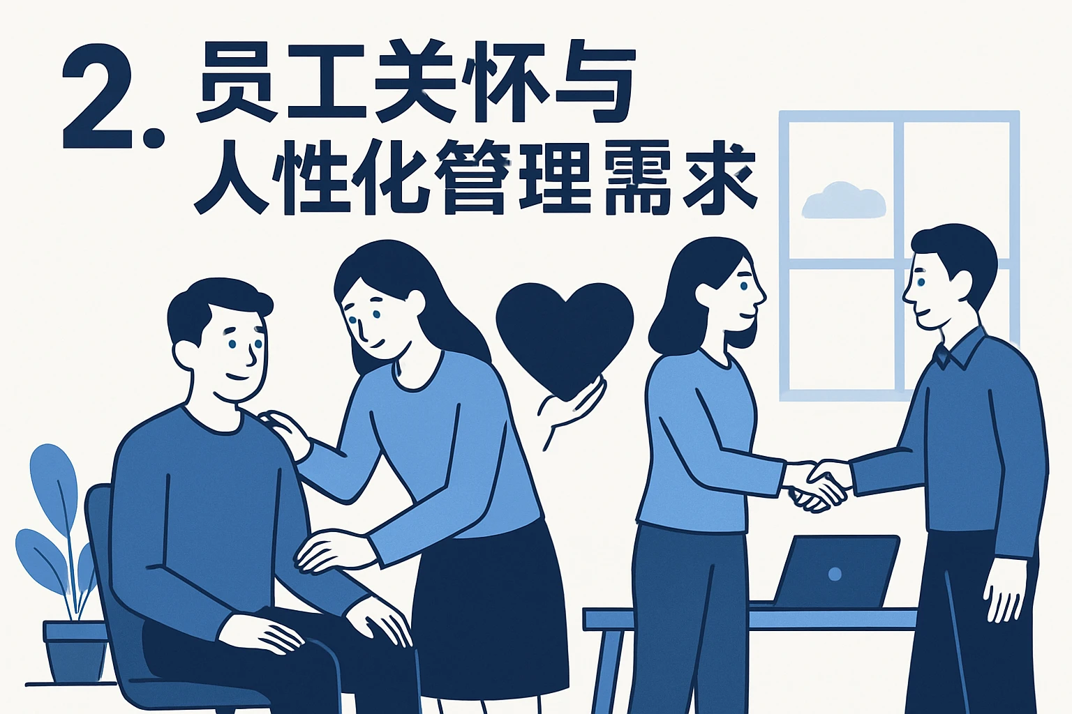 2. 员工关怀与人性化管理需求