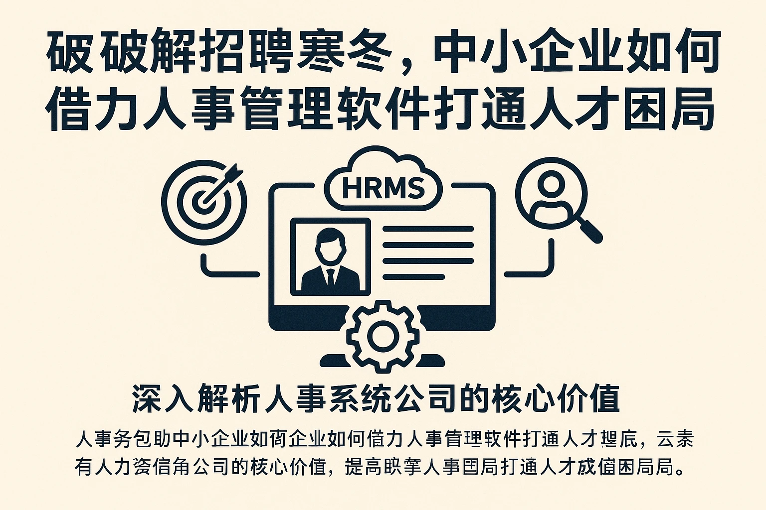 破解招聘寒冬，中小企业如何借力人事管理软件打通人才困局——深入解析人事系统公司的核心价值