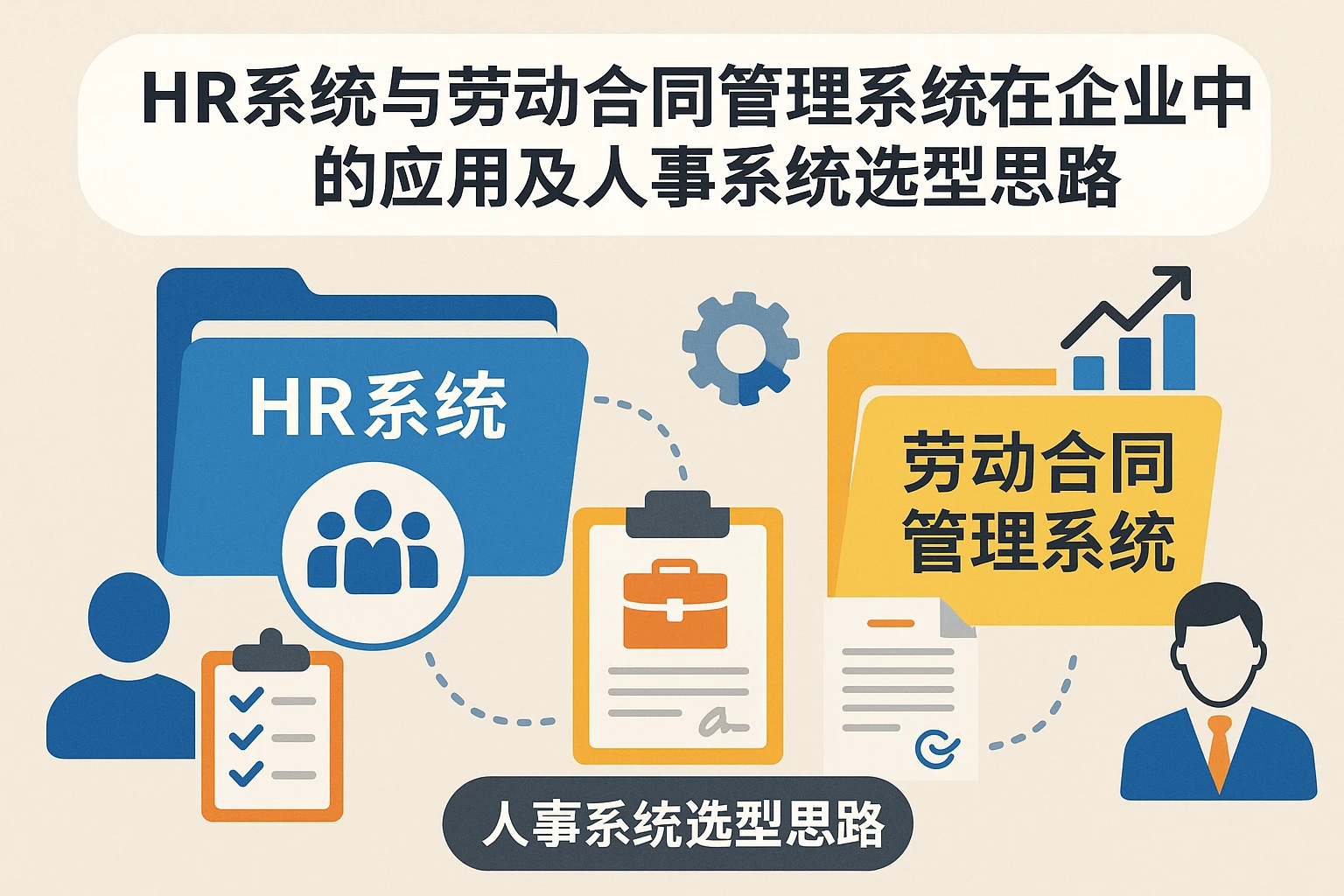 HR系统与劳动合同管理系统在企业中的应用及人事系统选型思路