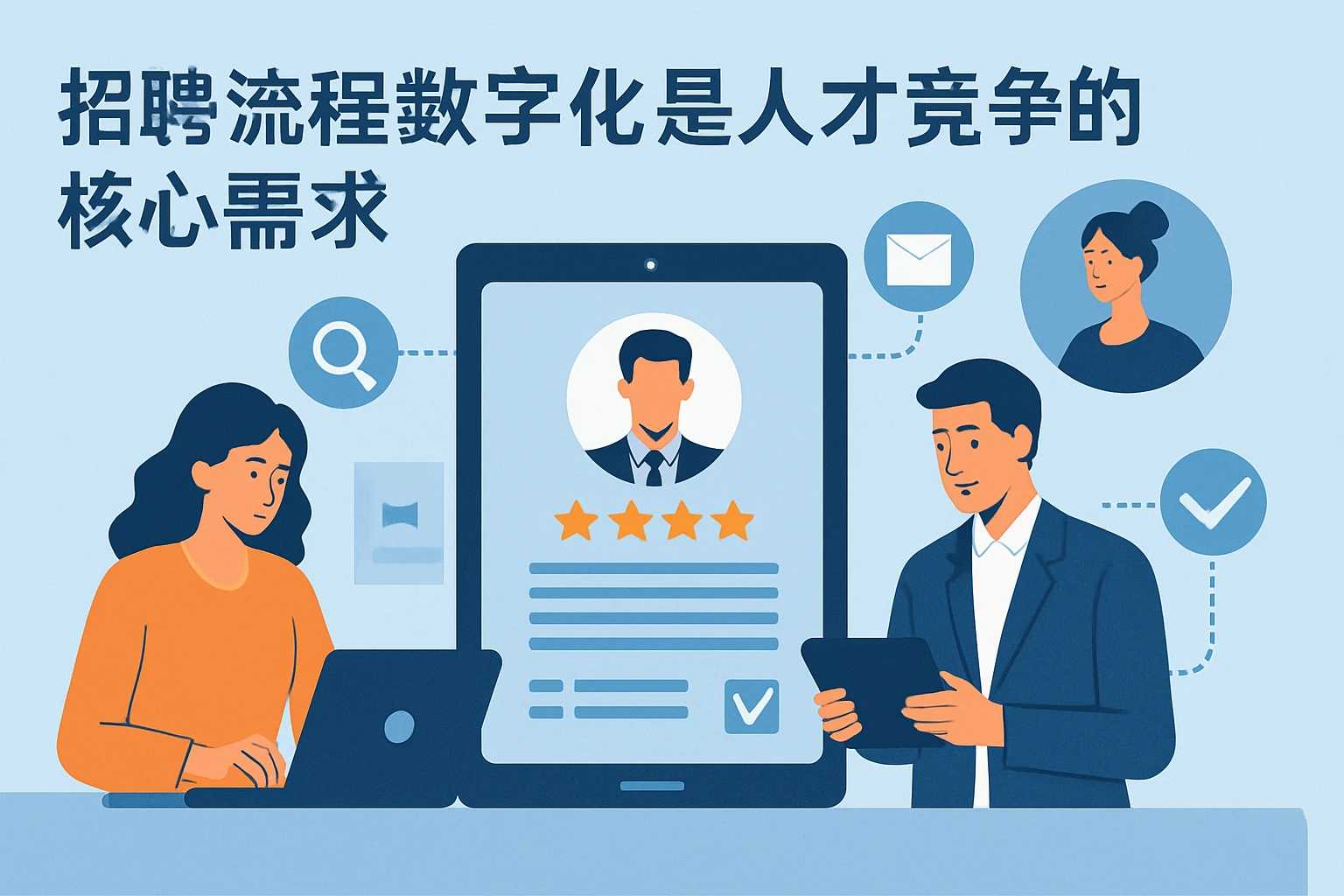 招聘流程数字化是人才竞争的核心需求