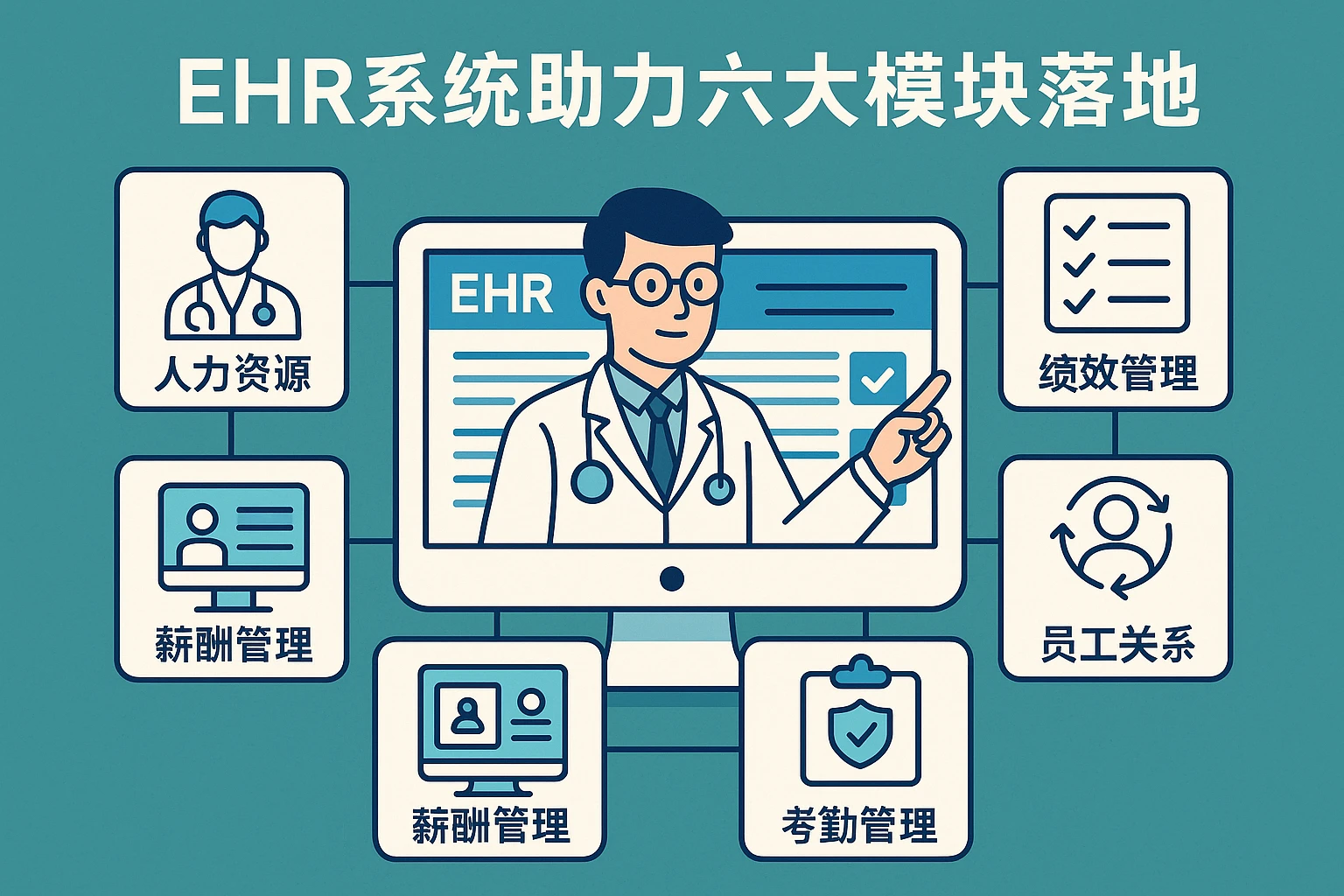 EHR系统助力六大模块落地