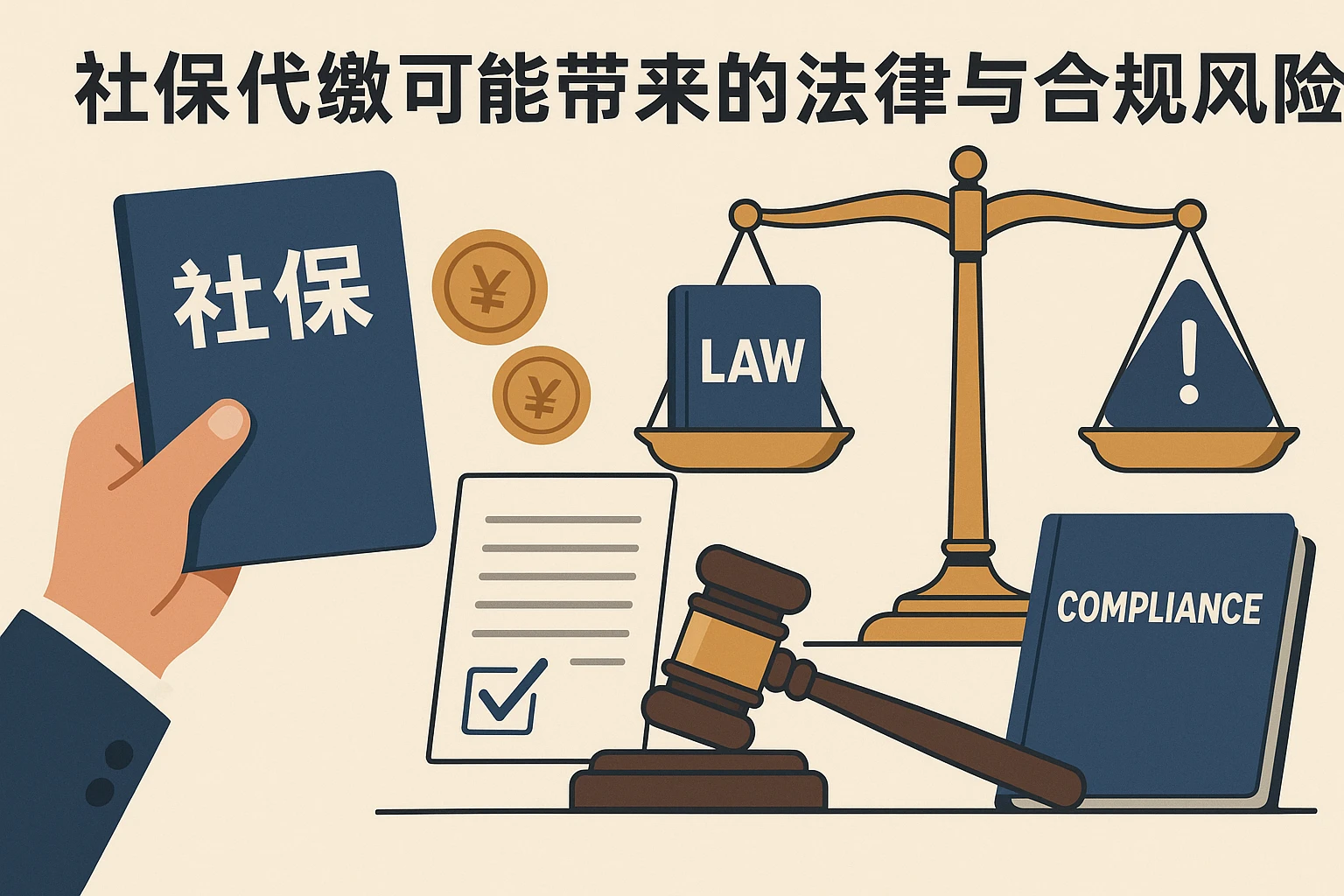 社保代缴可能带来的法律与合规风险