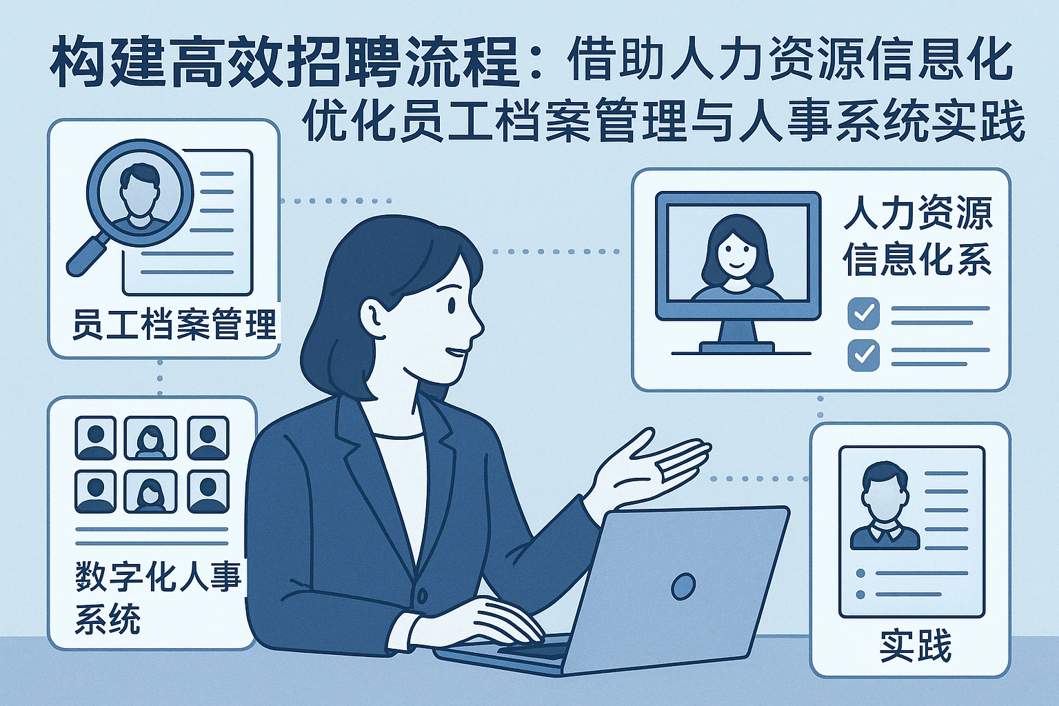 构建高效招聘流程：借助人力资源信息化系统优化员工档案管理与数字化人事系统实践