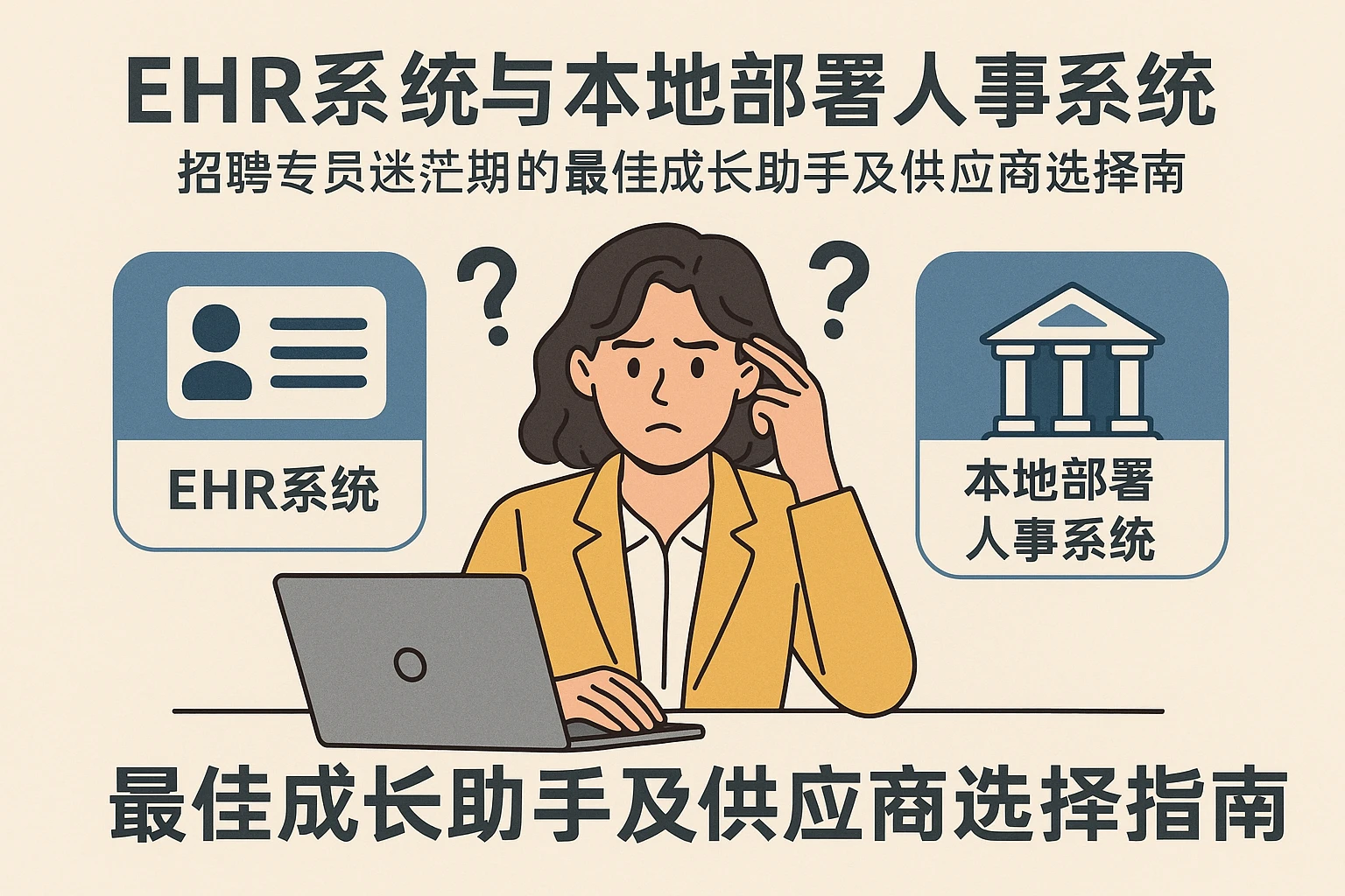EHR系统与本地部署人事系统：招聘专员迷茫期的最佳成长助手及供应商选择指南