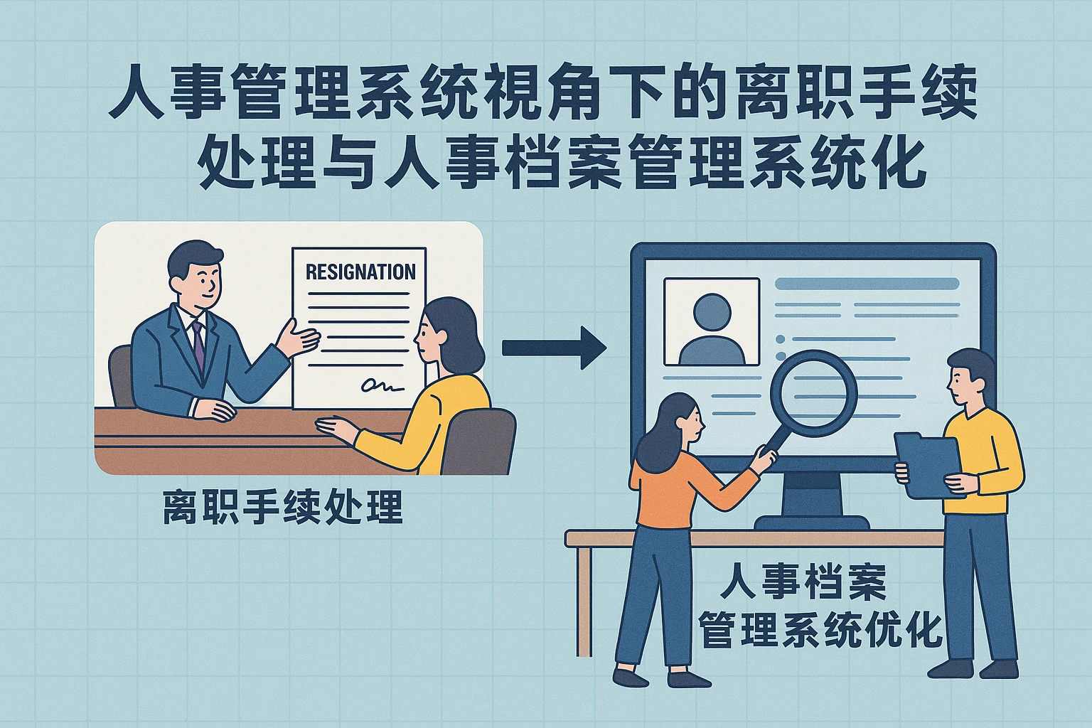 人事管理系统视角下的离职手续处理与人事档案管理系统优化