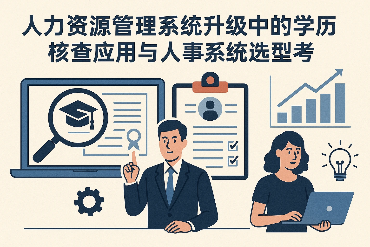 人力资源管理系统升级中的学历核查应用与人事系统选型思考