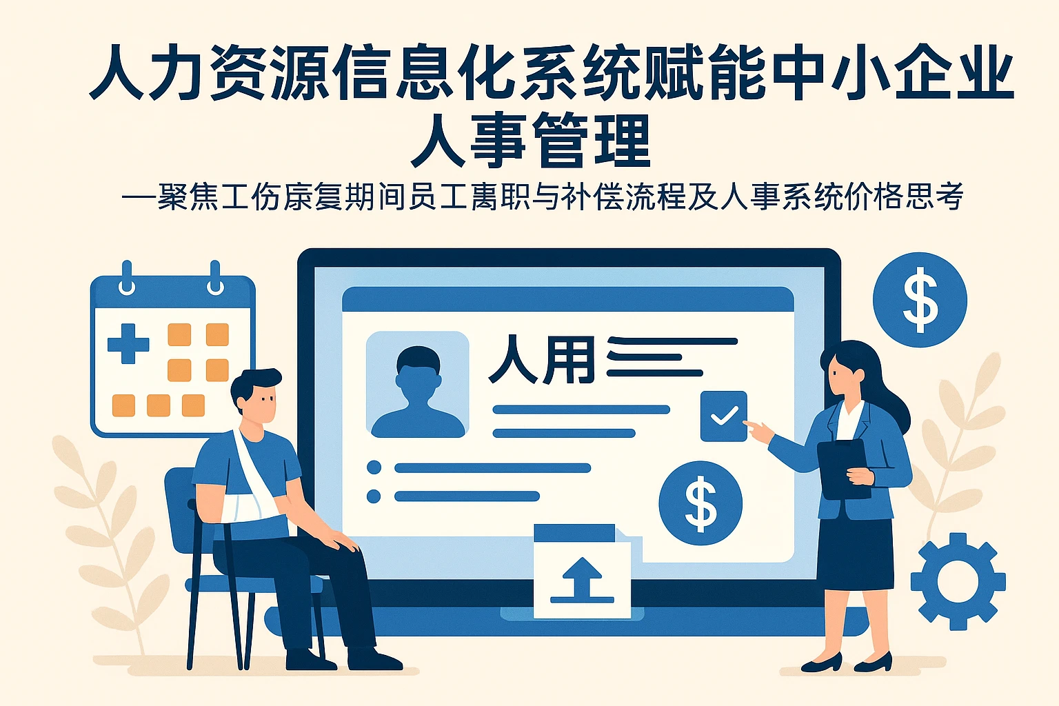 人力资源信息化系统赋能中小企业人事管理——聚焦工伤康复期间员工离职与补偿流程及人事系统价格思考