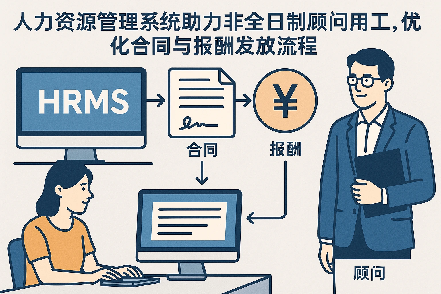 人力资源管理系统助力非全日制顾问用工，优化合同与报酬发放流程
