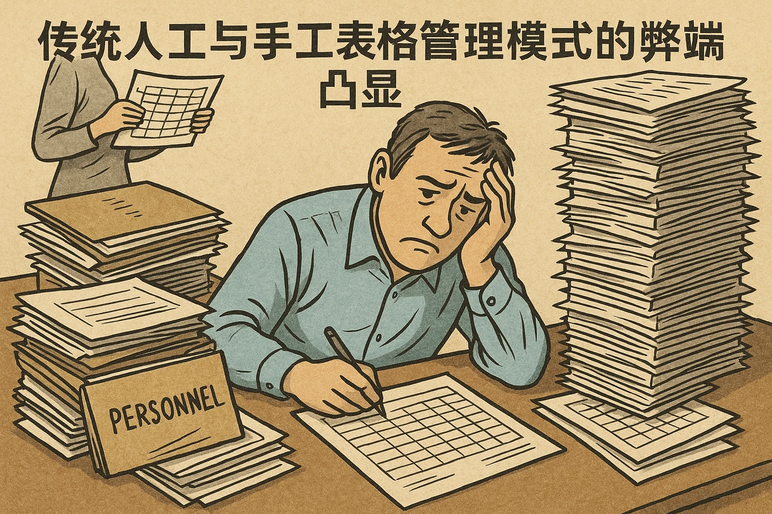 传统人工与手工表格管理模式的弊端凸显