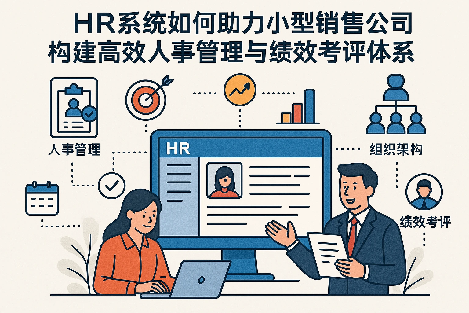 HR系统如何助力小型销售公司构建高效人事管理与绩效考评体系