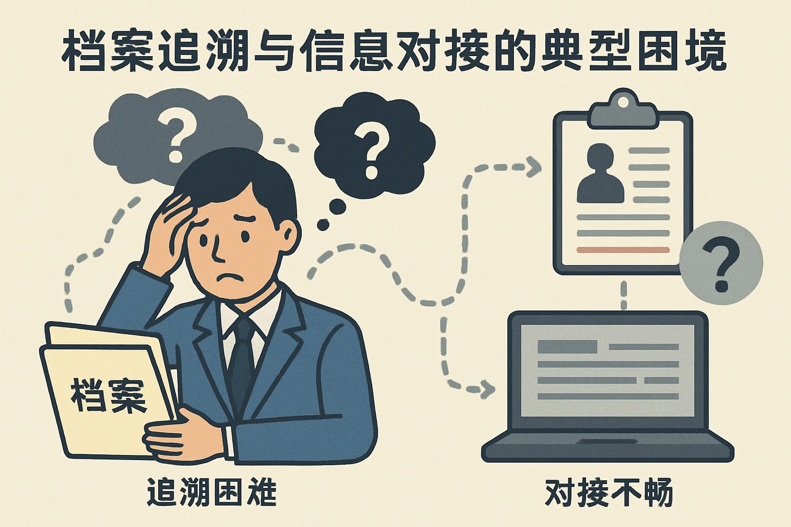 档案追溯与信息对接的典型困境