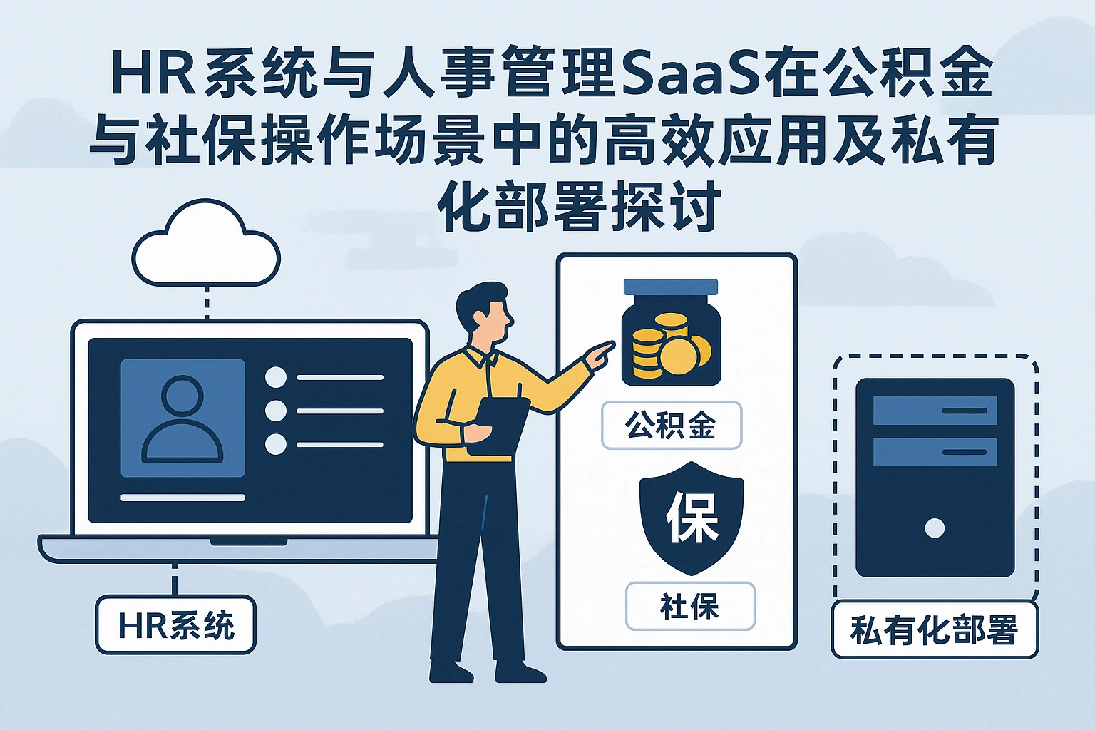 HR系统与人事管理SaaS在公积金与社保操作场景中的高效应用及私有化部署探讨
