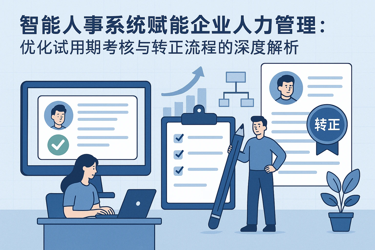 智能人事系统赋能企业人力管理：优化试用期考核与转正流程的深度解析