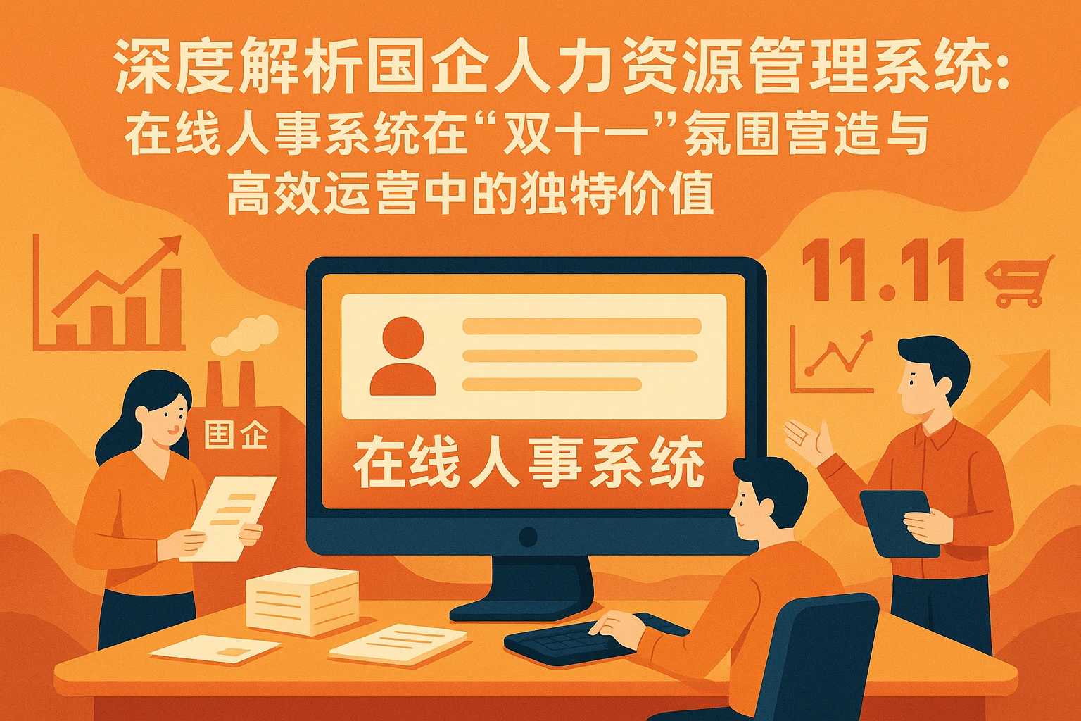 深度解析国企人力资源管理系统：在线人事系统在“双十一”氛围营造与高效运营中的独特价值