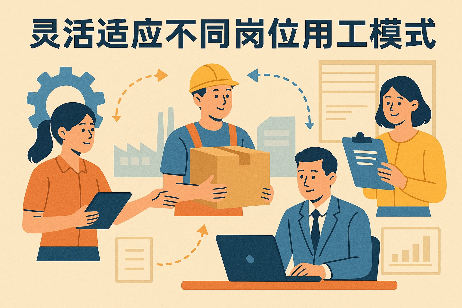 灵活适应不同岗位用工模式