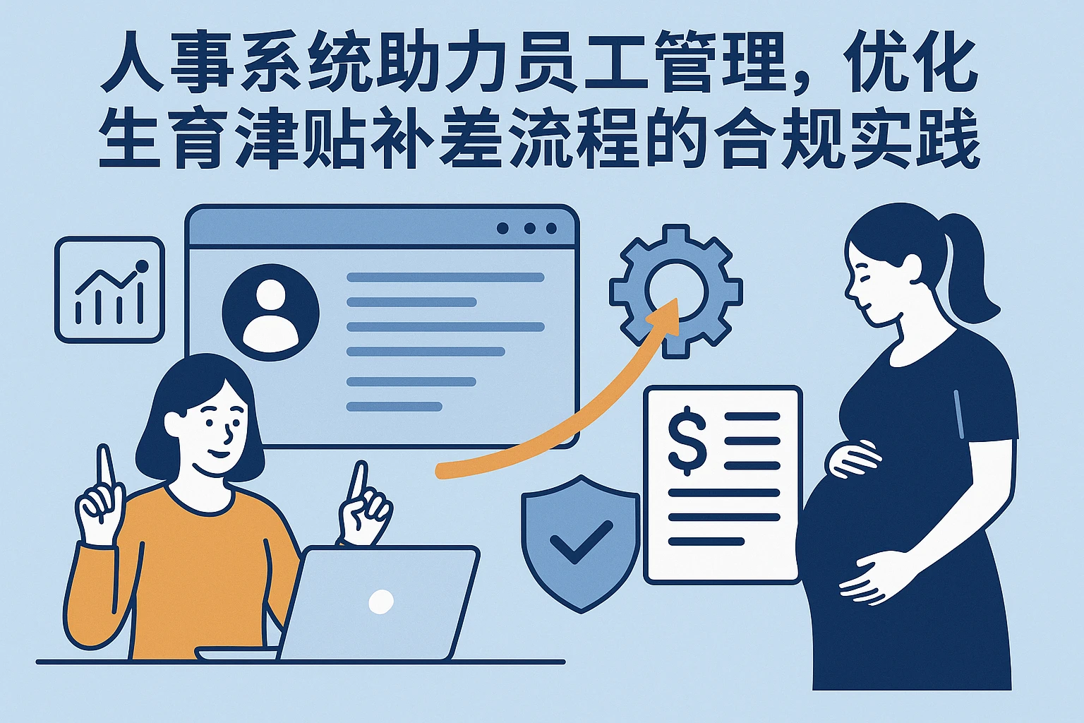 人事系统助力员工管理，优化生育津贴补差流程的合规实践