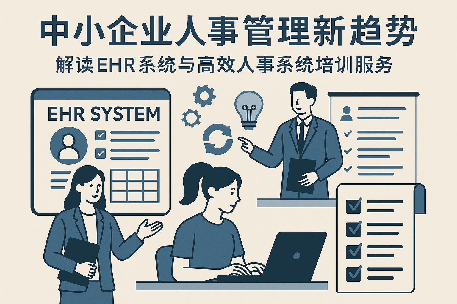 中小企业人事管理新趋势：解读EHR系统与高效人事系统培训服务