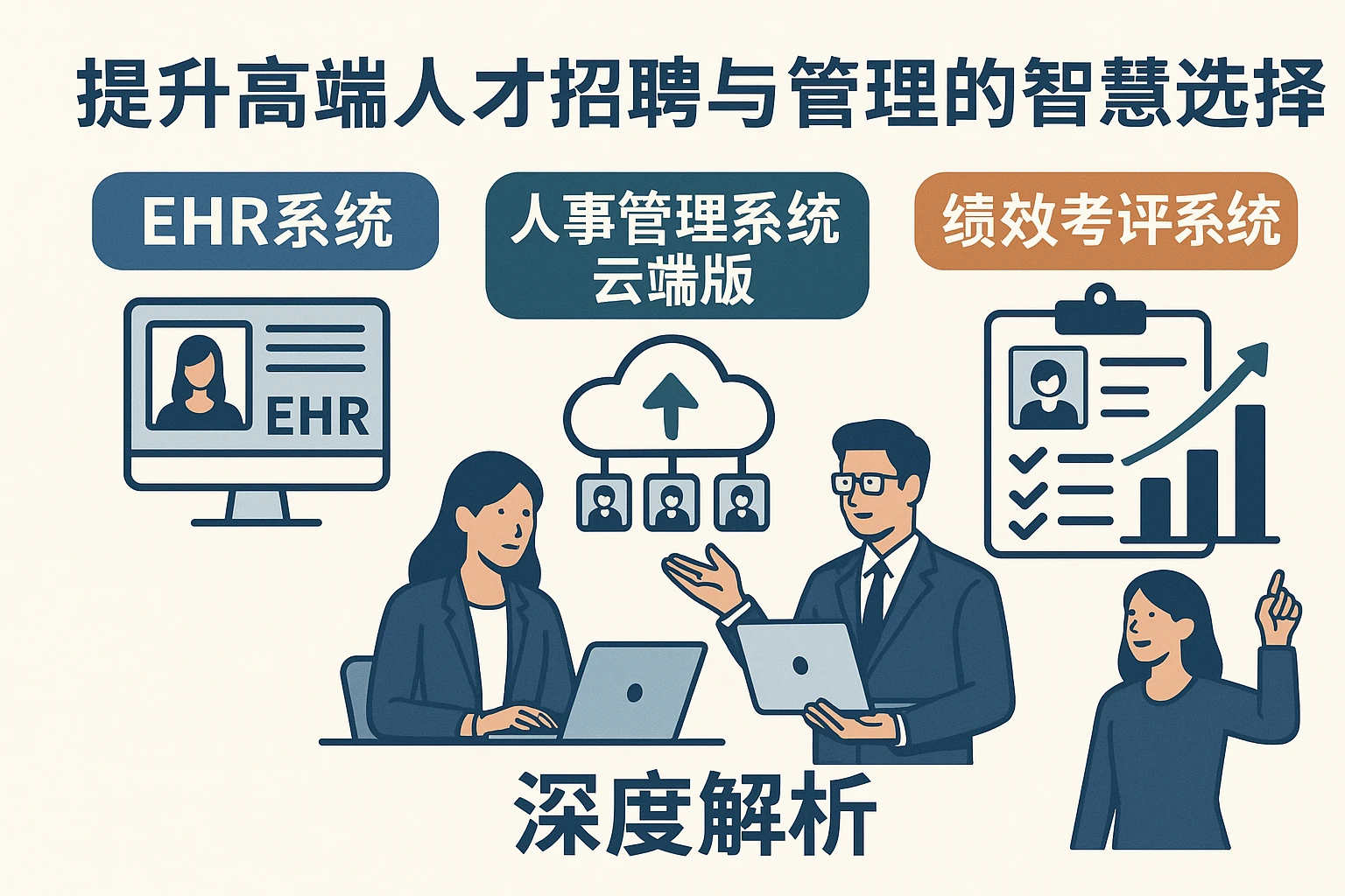 提升高端人才招聘与管理的智慧选择：EHR系统、人事管理系统云端版及绩效考评系统深度解析