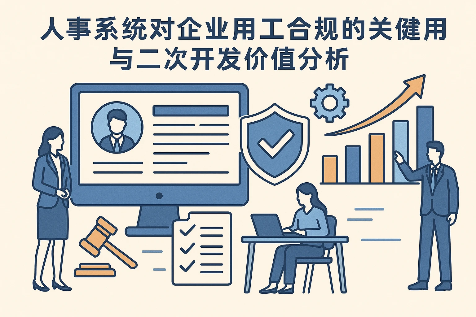 人事系统对企业用工合规的关键作用与二次开发价值分析