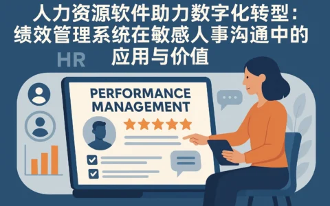 人力资源软件助力数字化转型：绩效管理系统在敏感人事沟通中的应用与价值