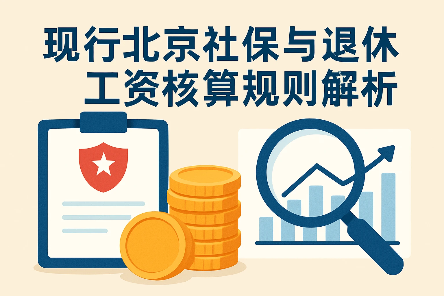现行北京社保与退休工资核算规则解析