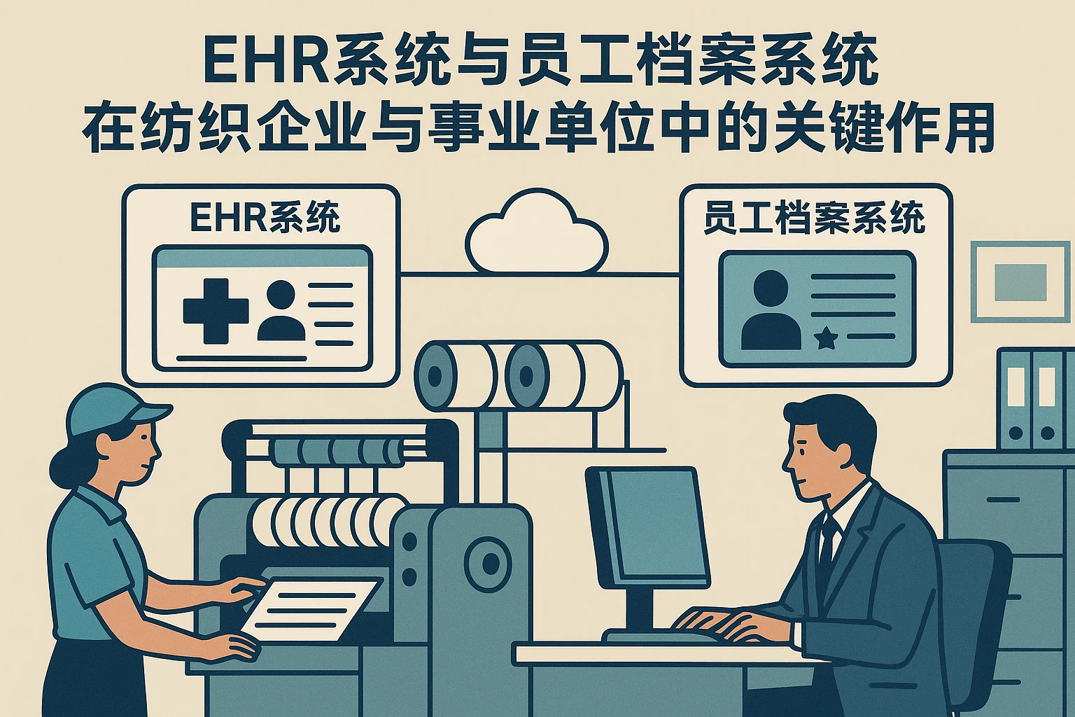 EHR系统与员工档案系统在纺织企业与事业单位中的关键作用