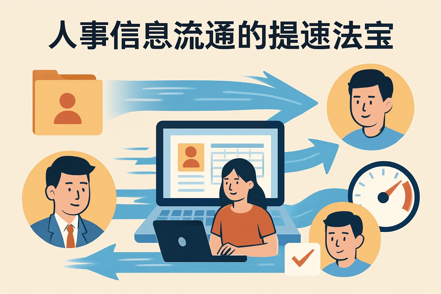 人事信息流通的提速法宝