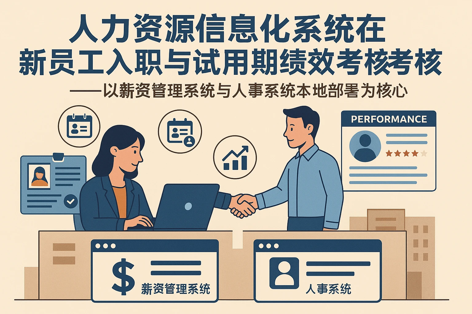 人力资源信息化系统在新员工入职与试用期绩效考核中的应用探讨——以薪资管理系统与人事系统本地部署为核心