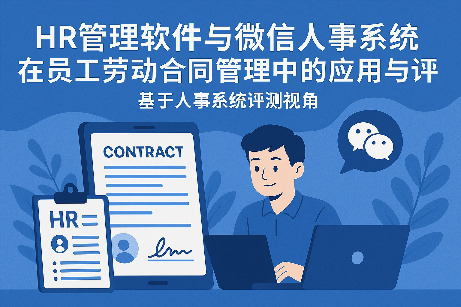 HR管理软件与微信人事系统在员工劳动合同管理中的应用与评测——基于人事系统评测视角