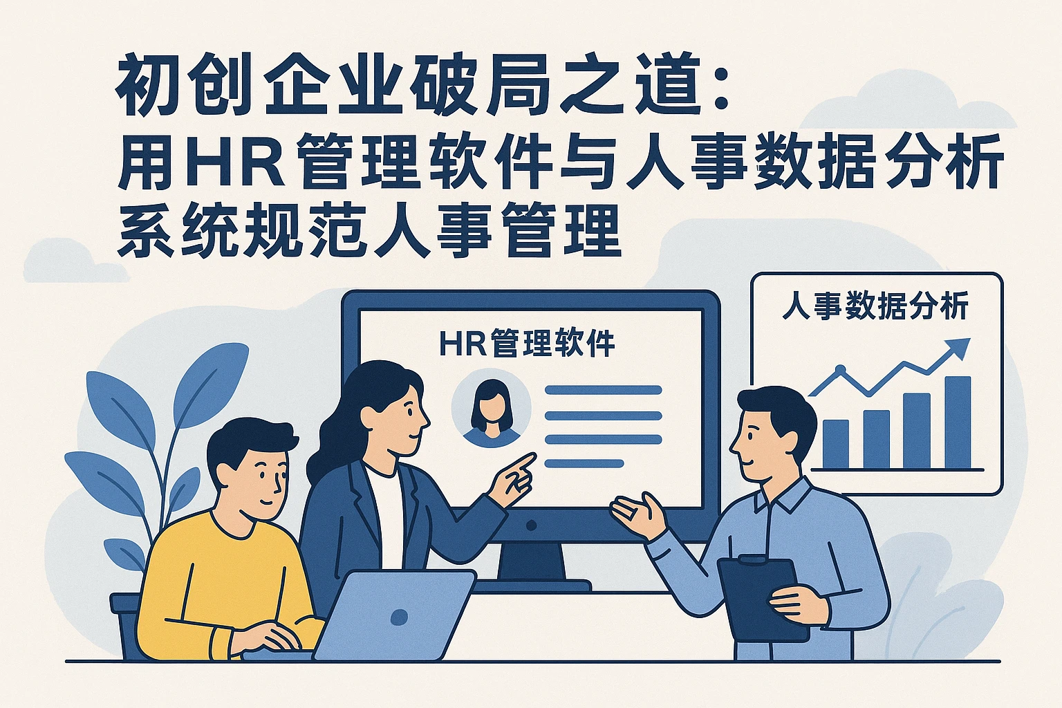 初创企业破局之道：用HR管理软件与人事数据分析系统规范人事管理