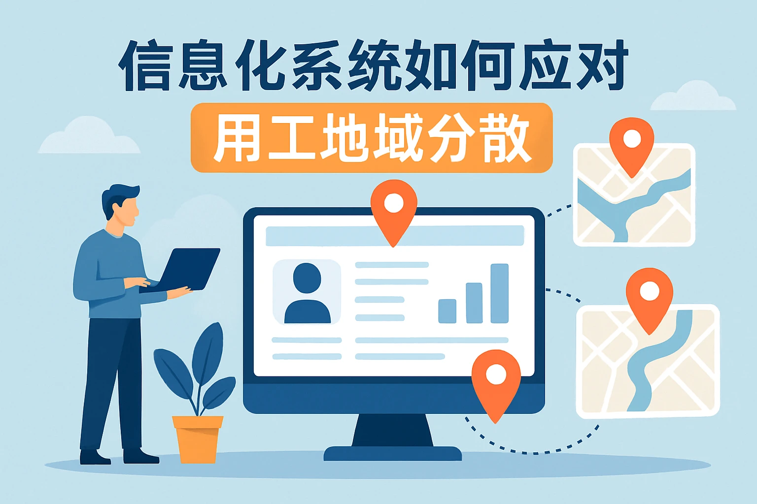 信息化系统如何回应用工地域分散