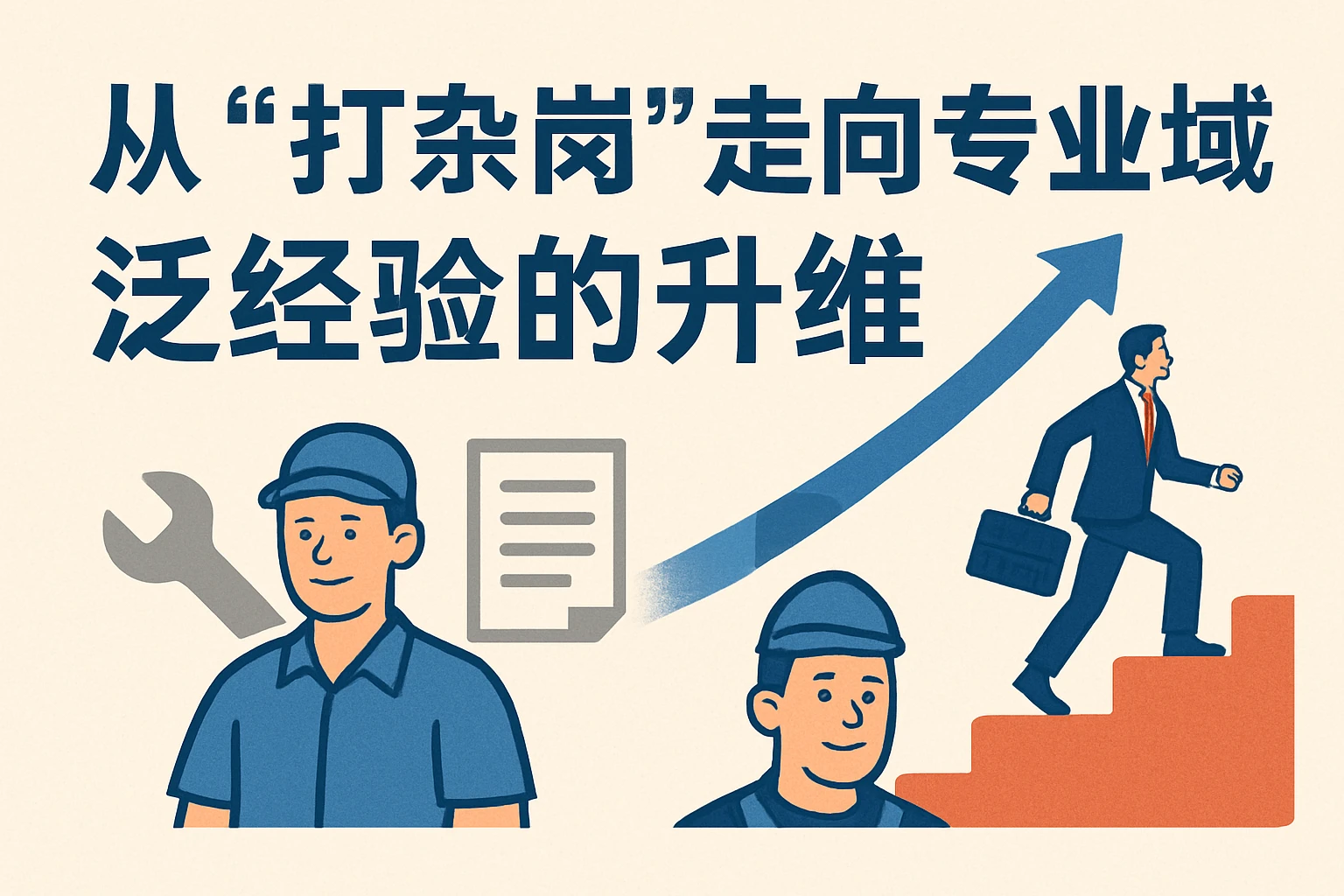 从“打杂岗”走向专业领域：泛经验的升维