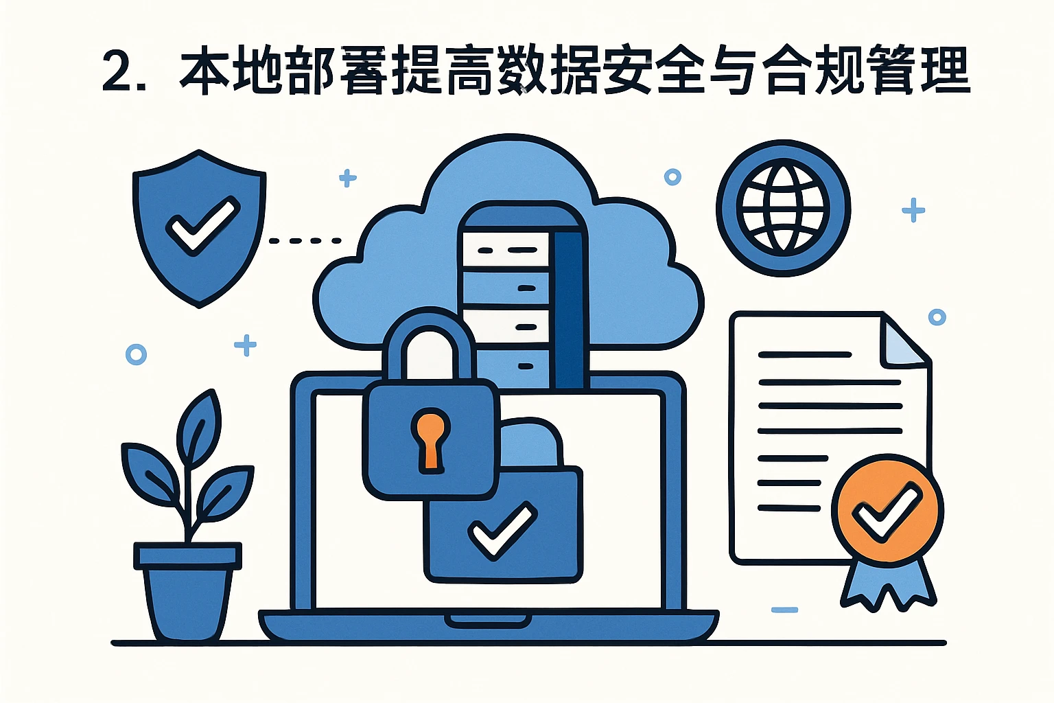 2. 本地部署提高数据安全与合规管理