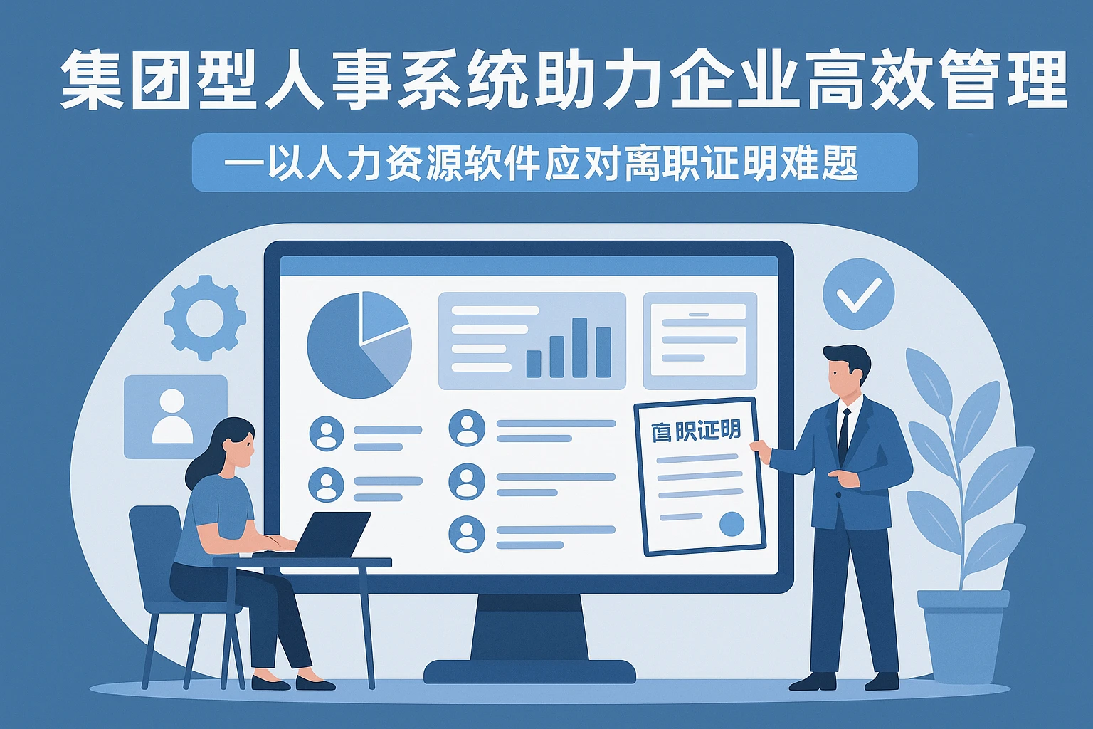 集团型人事系统助力企业高效管理——以人力资源软件应对离职证明难题