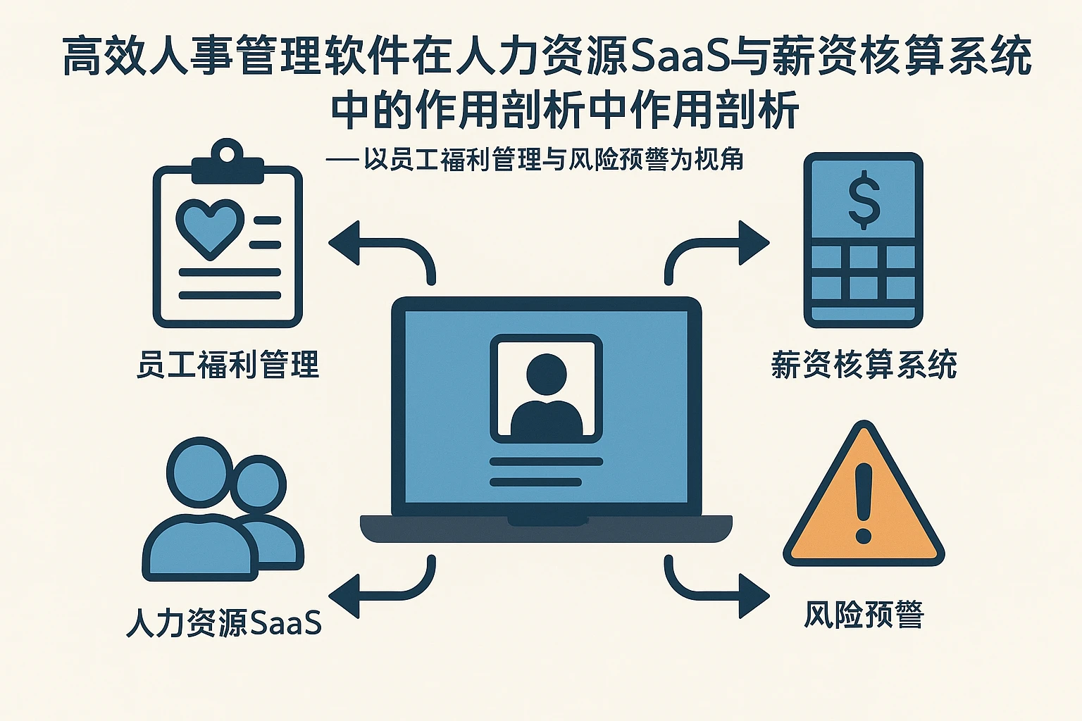 高效人事管理软件在人力资源SaaS与薪资核算系统中的作用剖析——以员工福利管理与风险预警为视角
