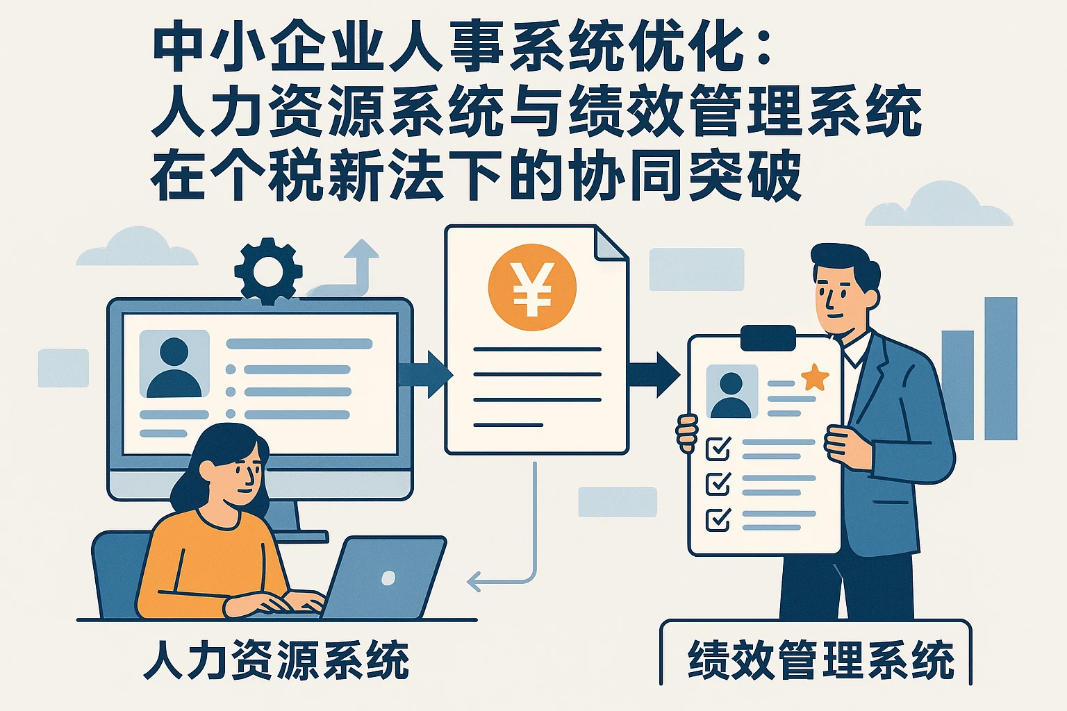 中小企业人事系统优化:人力资源系统与绩效管理系统在个税新法下的协同突破