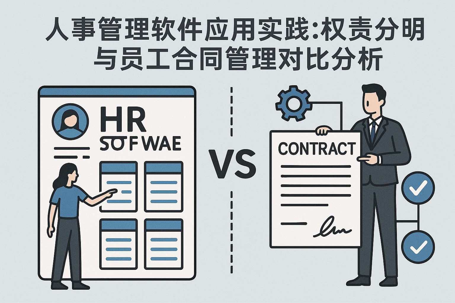 人事管理软件应用实践：权责分明与员工合同管理对比分析
